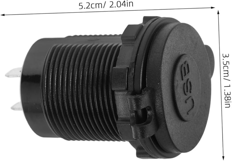 Dual USB Motorcycle Car Boat RV Phone Charger Adapter for Outdoor Navigation - Image 2